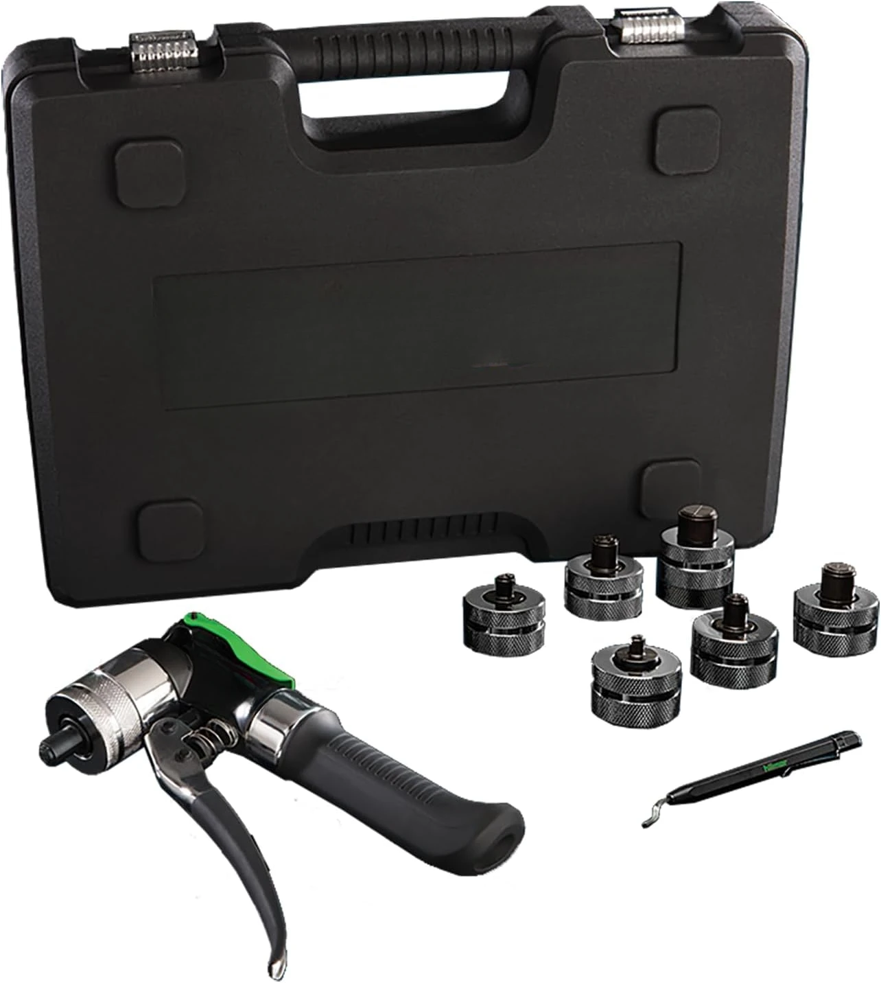 Compact Swage Tool Kit with Case, HVAC Tools and Equipment for Maintenance and Repairs Single Hand Operation