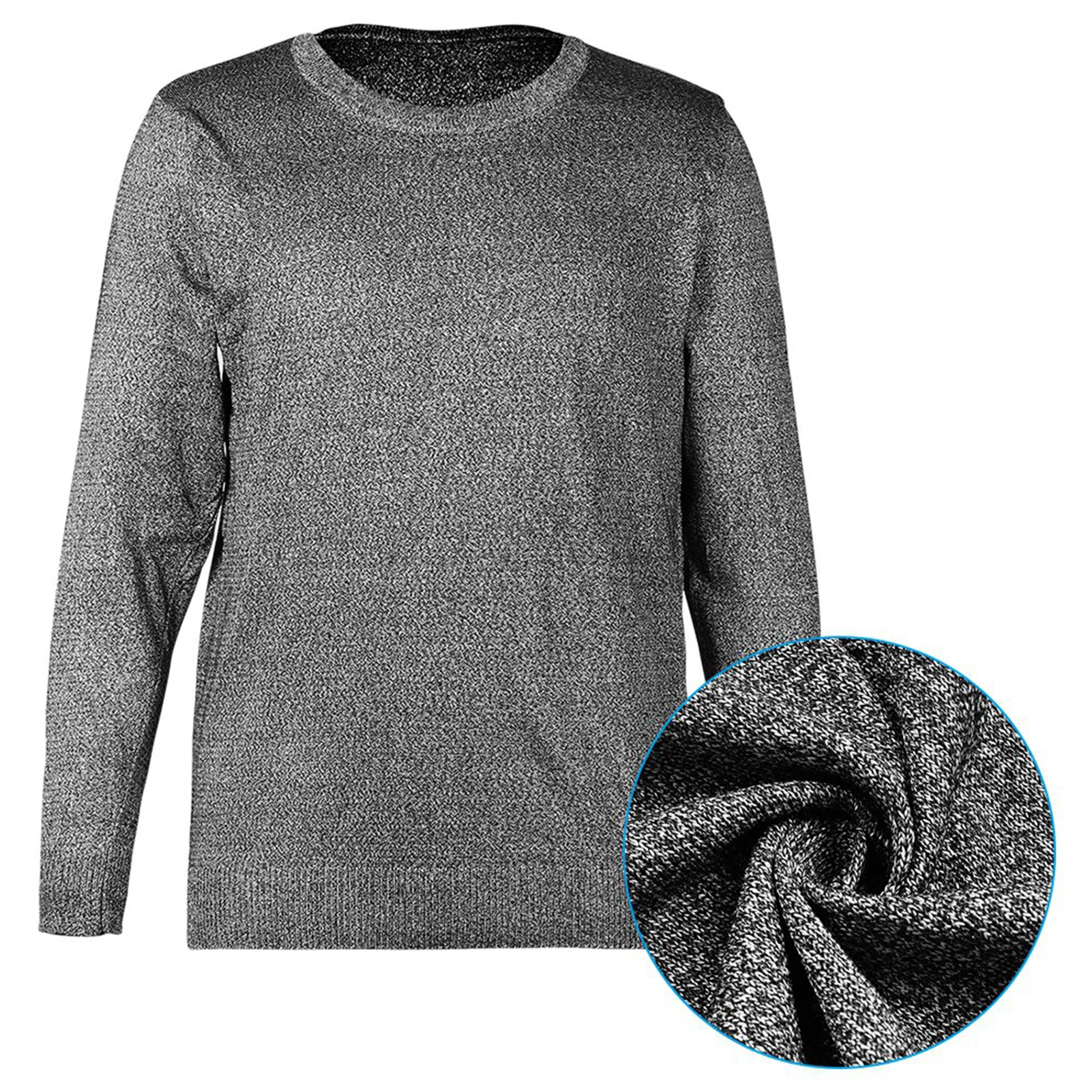 ZK40 Resistente ao Corte Anti Slash Roupas Nível 5 Equipamento de Proteção Pescoço Redondo Manga Longa