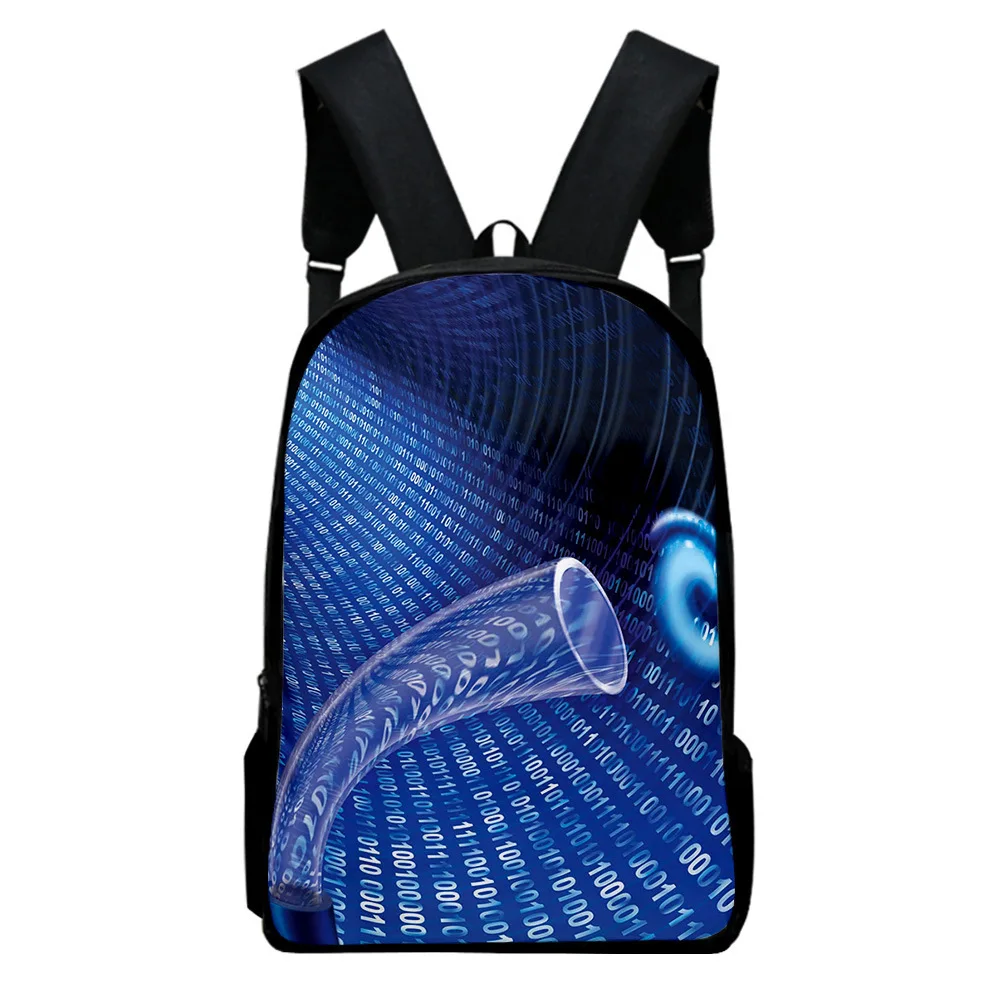 

Популярная новинка, крутые абстрактные рюкзаки для ноутбуков, школьные сумки с 3D принтом, оксфордские водонепроницаемые рюкзаки для ноутбуков для мальчиков и девочек