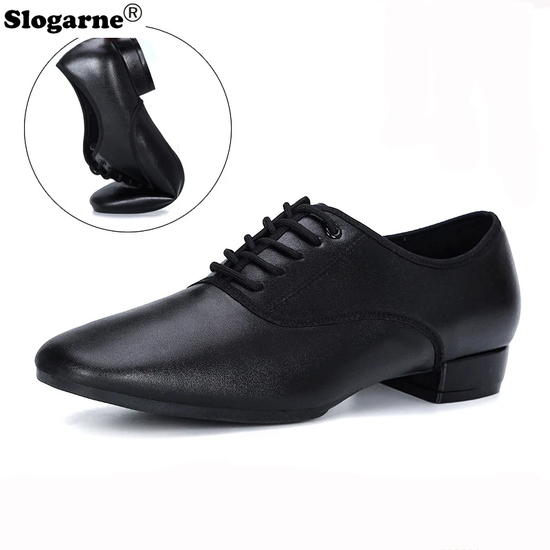 New Modern Dance Shoes Men Soft Suede Sole Latin Shoes Large Size Male Jazz Waltz Tango Ballroom Dance Shoes Man Dance Foot Wear