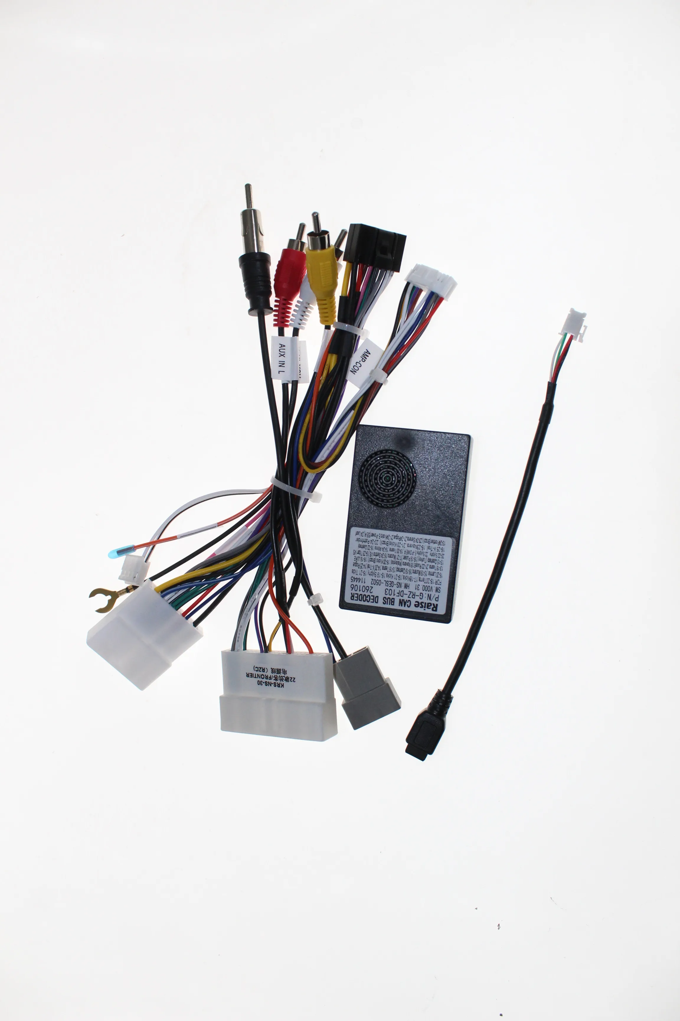 Car Radio Wiring Cable For Nissan Kicks Frontier 2022+360 ° 16Pin Harness Adapter With CANBUS Android Stereo Plug Decode