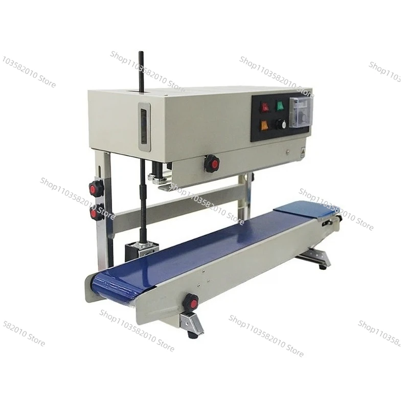 Portable Mini Vertical Bag Sealer, Aluminum Foil Continuous Sealing Machine for Dog Food Rice Juice