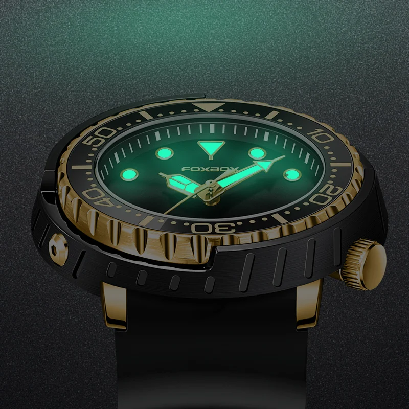 New Watch For Men Fashion Silicone Belt Chronograph Sport Wristwatch 50M Waterproof  Luminous Dive Male Clocks Relogio Masculino