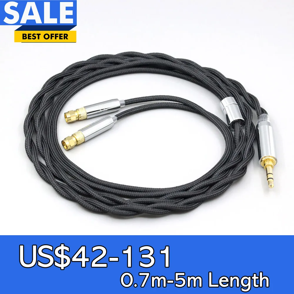 

Nylon 99% Pure Silver Palladium Graphene Gold Shield Cable For HiFiMan HE400 HE5 HE6 HE300 HE4 HE500 HE6 Headphone LN008301