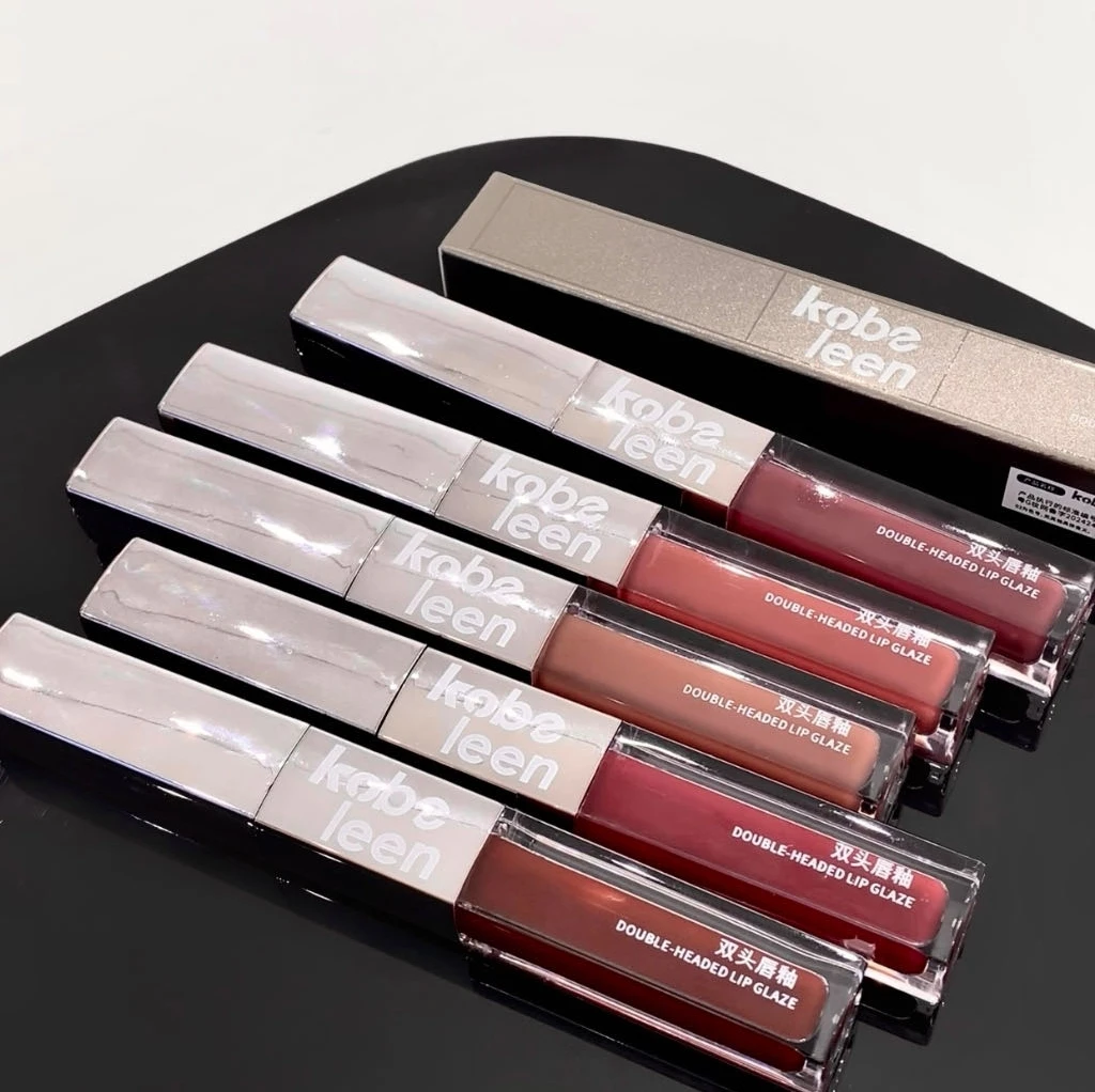 コベリーン ダブルヘッド リップグレイズ マットリップマッド クリアガラス ドッジングリップ ドライウォーター保湿ミラーリップグレイズ