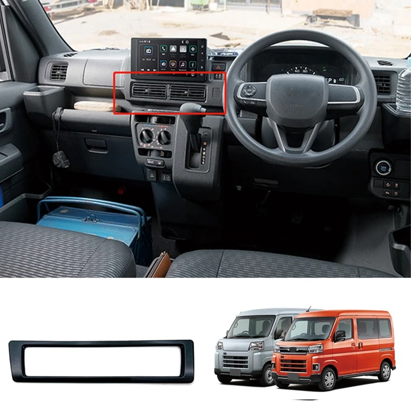 Car Dashboard Center Console Air Vent A/C Outlet Frame Cover Trim For Daihatsu ATRAI HIJET CARGO 2022+ RHD