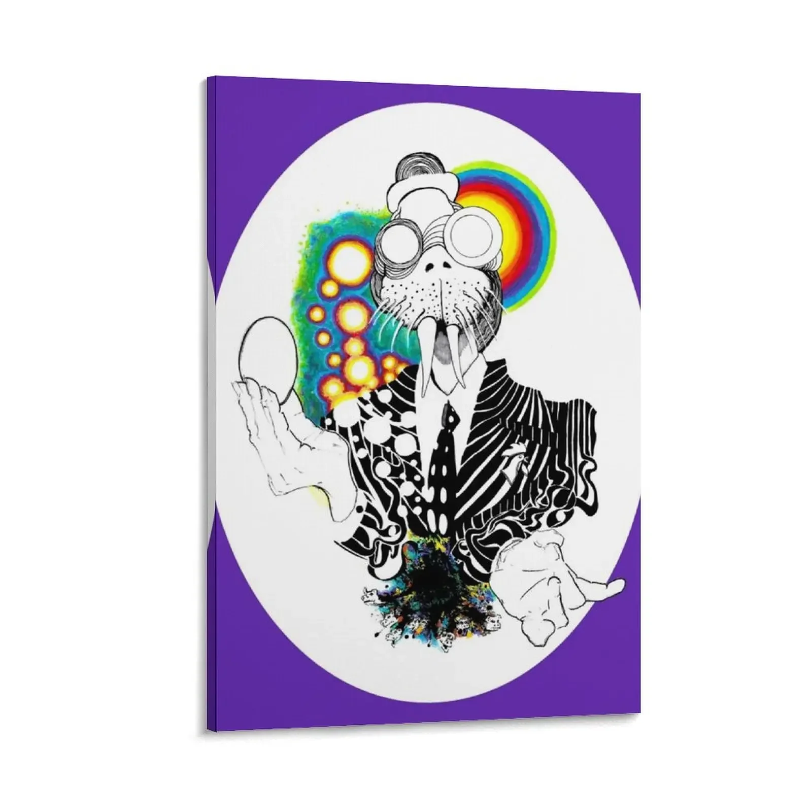 

Walrus-This is an Egg Man Canvas Painting cute room decor Decoration bedroom posters anime Decoration