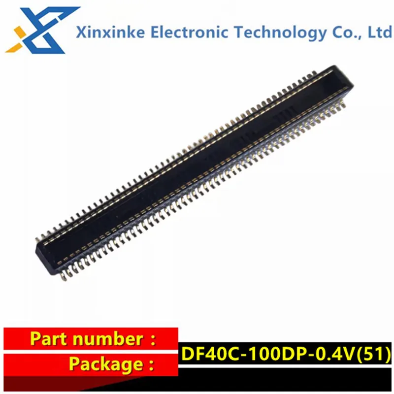 10PCS DF40C-100DP-0.4V(51) 0.4mm Vertical Backplane Connectors Board-to-board 100pin Female Seat