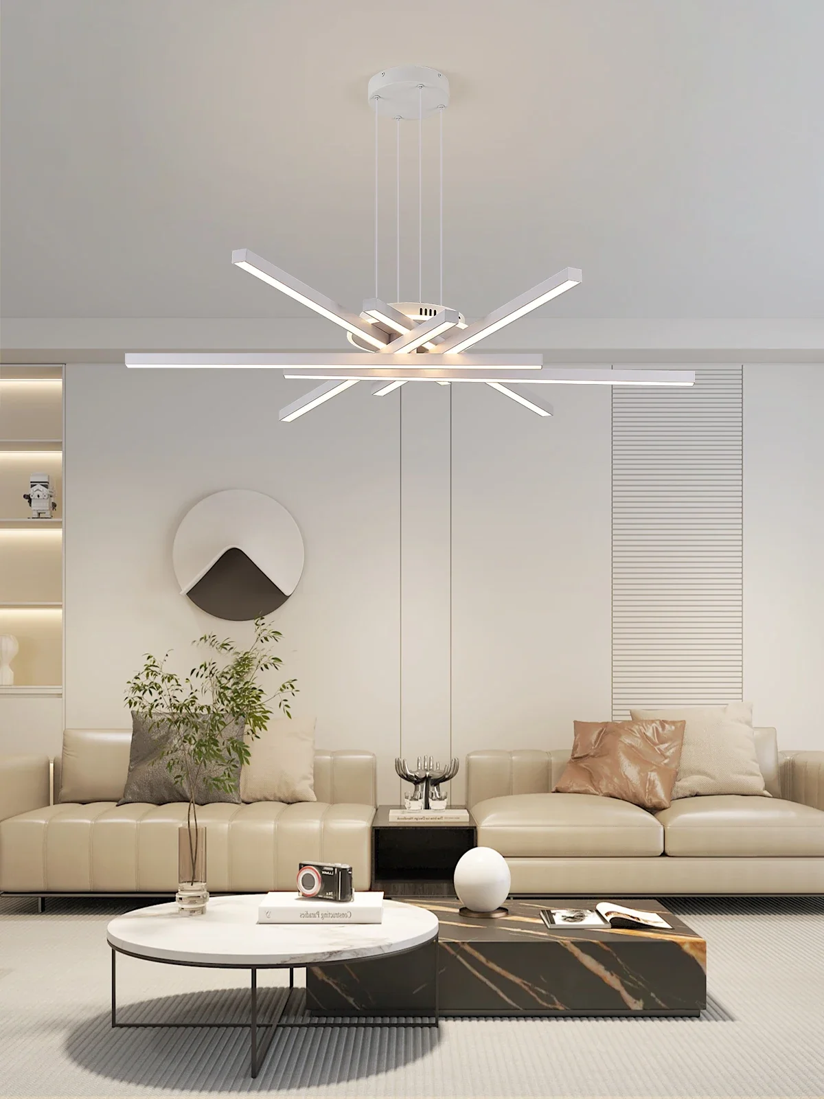 2027 Led Ceiling Lamp Energy Saving Light Creative Guest Bedroom Strip Lights Black Chandelier Master Bedroom Lamps Living Room