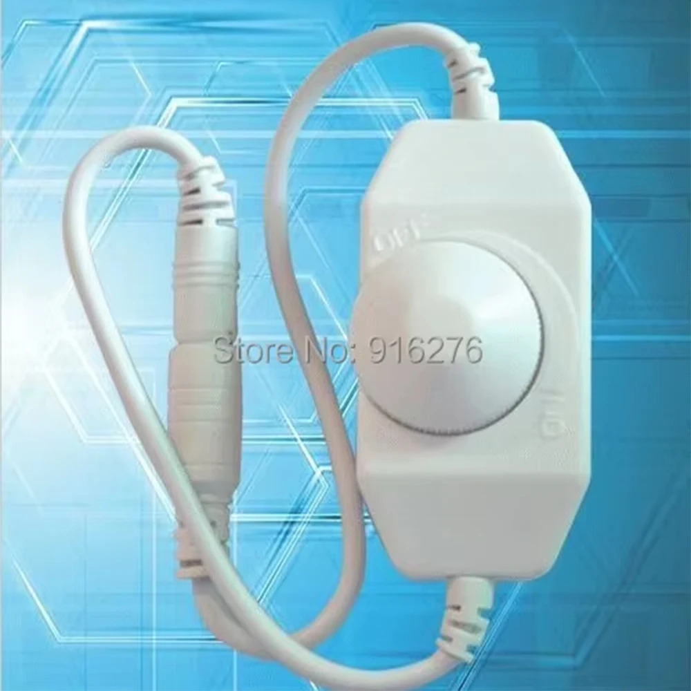 LED Dimmer DC 12V 24V 3A  5A Adjustable Brightness Lamp Bulb Strip Driver Single Color Light Power Supply Controller 5050 3528