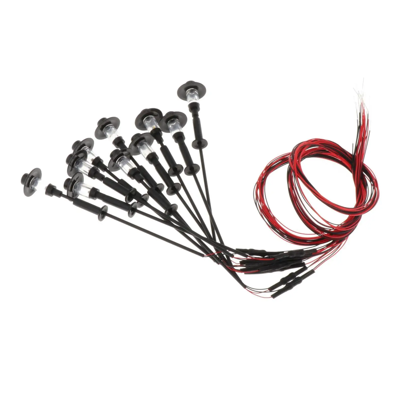 

10 шт. HO TT N 1:100-1:150 уличные фонари поезд железная дорога модель фонарного столба диорама