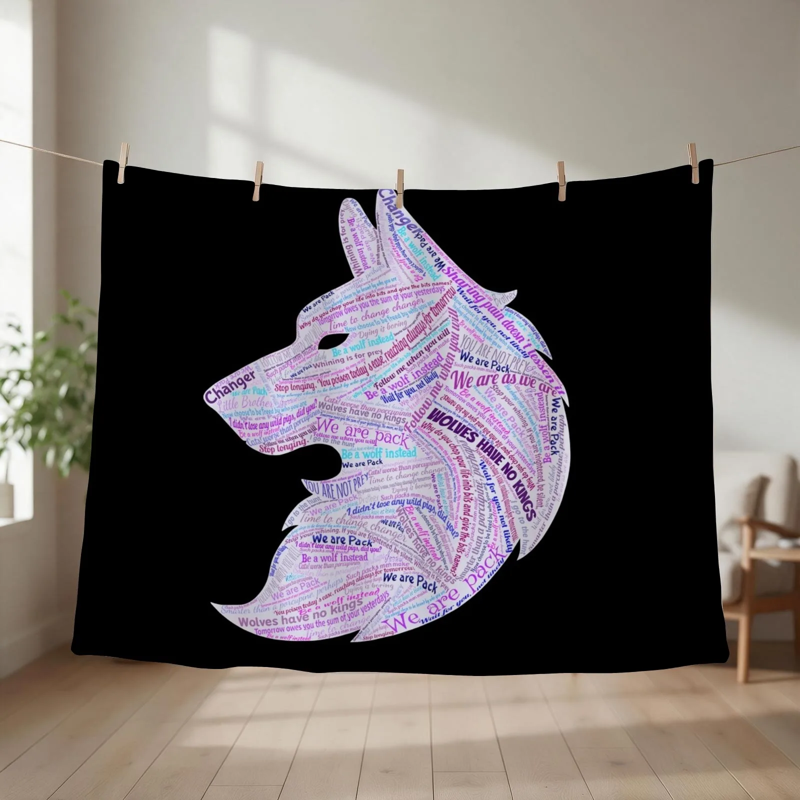 The Wisdom of Nighteyes Throw Blanket couch cozy soft plush fuzzy picnic outdoor blanket