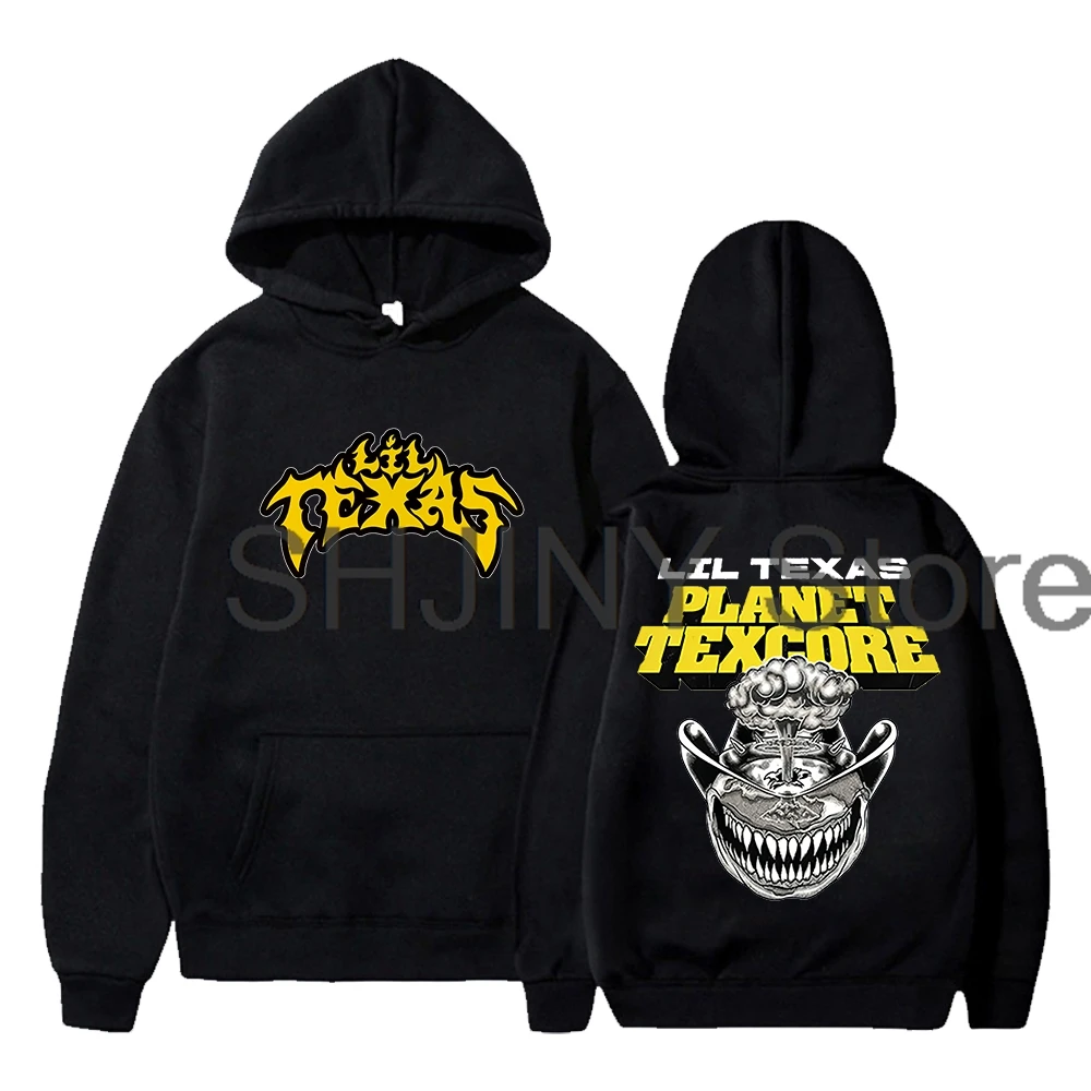 Lil Texas Planet Texcore Hoodie 2024 World Tour Long Sleeve Streetwear Women Men Hooded Sweatshirt Hip Hop Clothes