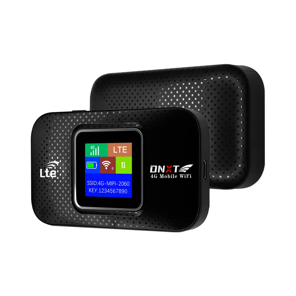 dnxt高速4gワイヤレスポータブルルーター-wifi6-300mbpsモデム-4g-lte-simカードスロット付きwifiホットスポットポケットルーター