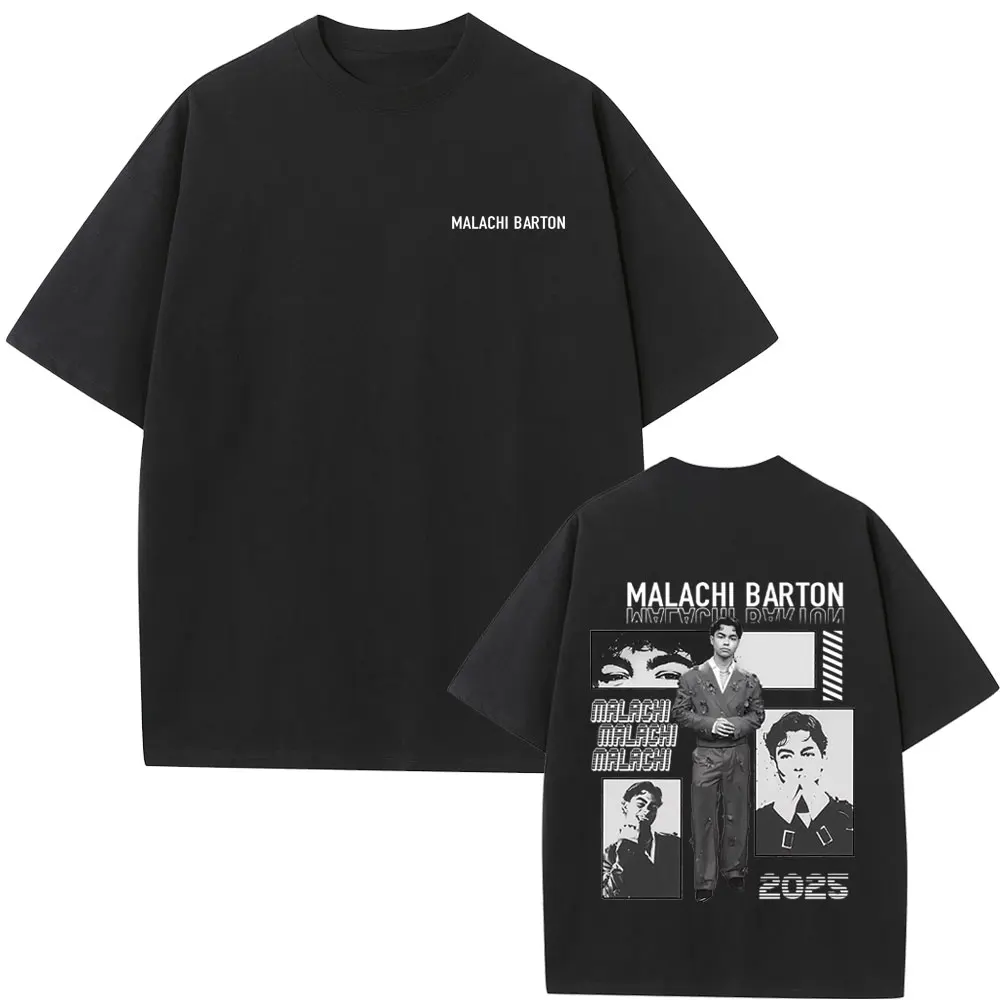 

Malachi Barton Tour 2026 T-shirt Men's Women Clothing Fashion Vintage T-shirts Male Pure Cotton Oversized Short Sleeve T Shirts