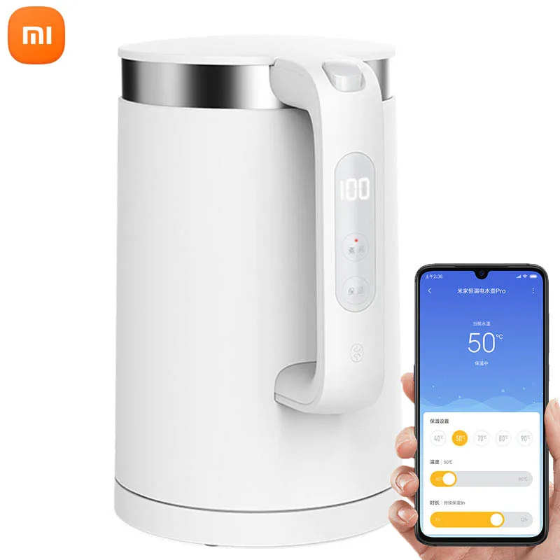 

Xiaomi MIjia Electric Kettle Pro Thermal Insulation Teapot Smart Constant Temperature Kettle Water Bolier APP Control Samovar