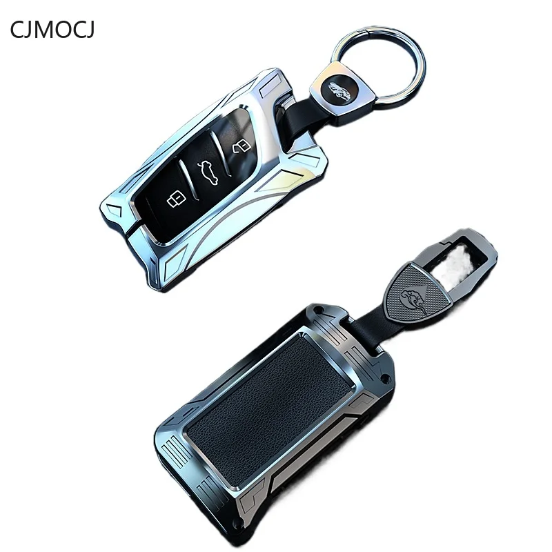 

Premium Zinc Alloy Key Cover Case for Roewe RX5 PLUS/RX5 MAX/i5/i6 (2020) - Protective Key Fob Shell Keybag Keychain