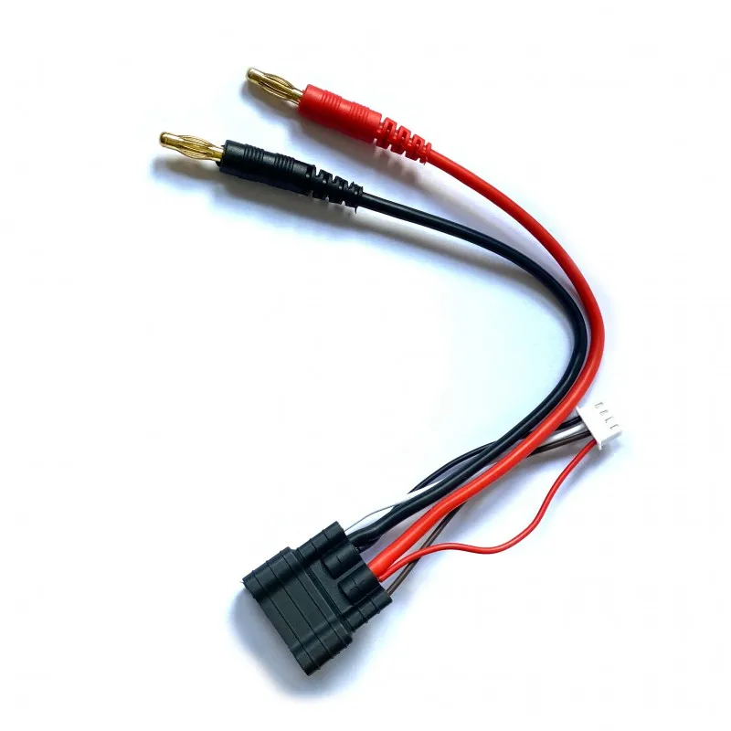 Traxxas TRX ID male Compatible Charger Lead 4S/3S/2S Lipo Battery Bullets Connector Charging Cable to 4mm Banana for TRX RC Car