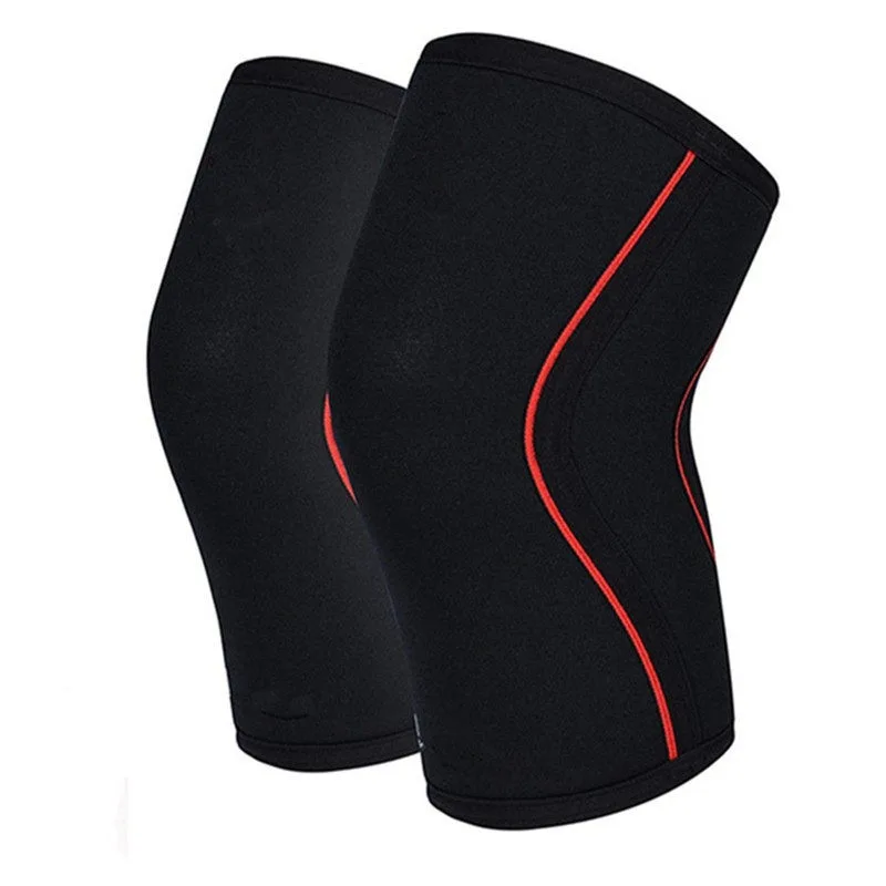 Genouillères de musculation Patella pour hommes, idéales pour la compétition, favorisent les squats, genouillères spéciales pour l'entraînement physique, élastiques
