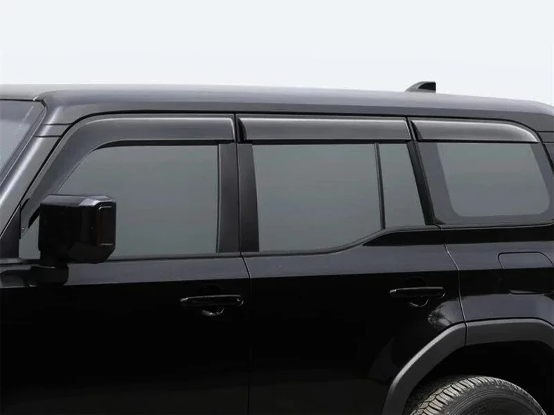 Car Window Deflector Visor For Toyota Land Cruiser 250 Prado LC250/Lexus GX550 2024-25Vent Sun Shade Rain Shelter Weather Shield
