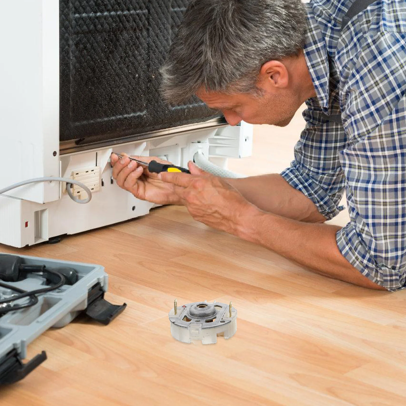 

1Set Carbon Brush Holder for Motor Replacement Easy Install Repair Parts for Electric Drill Hammer Drill Car Motor Power Tool