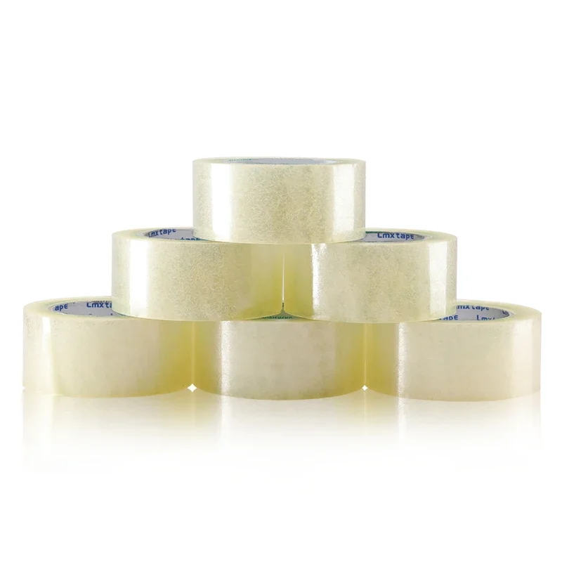 Transparent Packaging Tape High Viscosity Large Roll Sealing Packing Tape Daily Office Handmade Household Clear Adhesive Tape