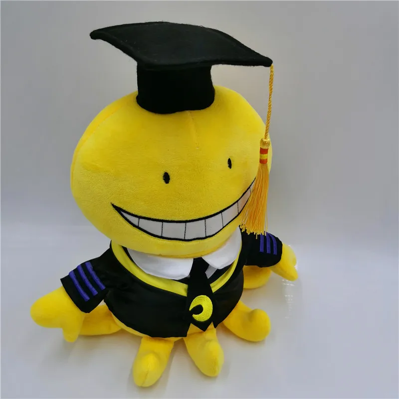 Cute Octopus doll Korosensei Koro Sensei Teacher Plush Stuffed Toys Cartoon Animals Dolls Graduate Kids Assassination Classroom