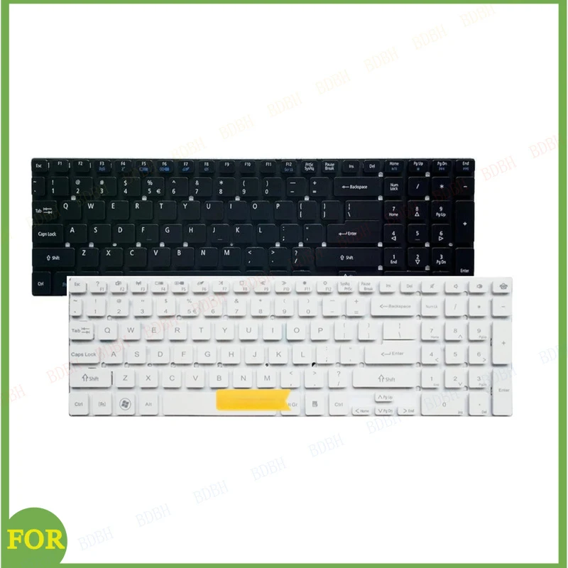 BDBH US Keyboard for Acer Aspire V3-7710 V3-772G 5830 5830G 5830T 5755 V3-551 V3-571g v3-771G V3-731 V3-572G English Black White