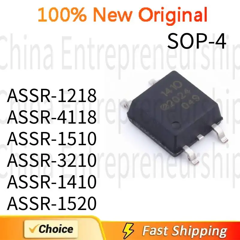 5 PCS SOP-4 ASSR-1218 ASSR-4118 ASSR-1510 ASSR-3210 ASSR-1410 ASSR-1520 SOP-4 Optocoupler solid-state relay 100%Quality Original