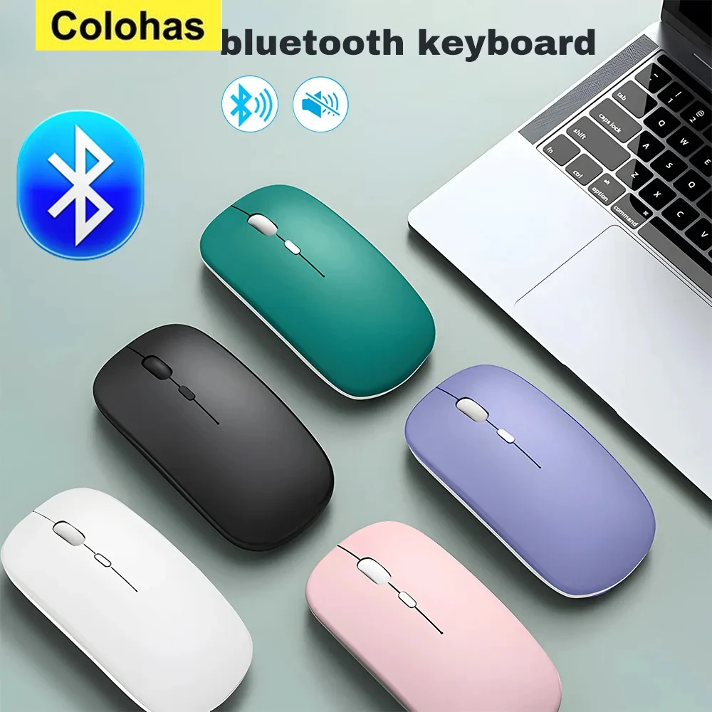 Wireless Bluetooth Mouse for IPad Samsung Huawei Lenovo MiPad Android Windows Tablet Battery Mouse for Laptop Notebook Computer