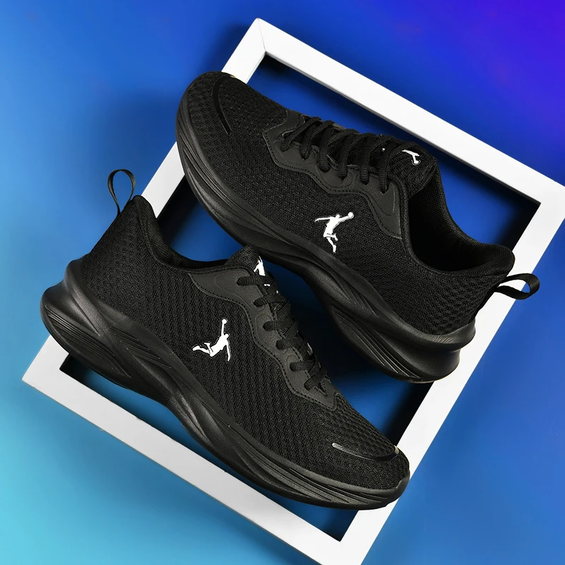 أحذية الجري الرجالية المريحة، أحذية رياضية مبطنة للخروج، أحذية رياضية كاجوال قابلة للتنفس، شبكة عصرية للتدريب على المشي
