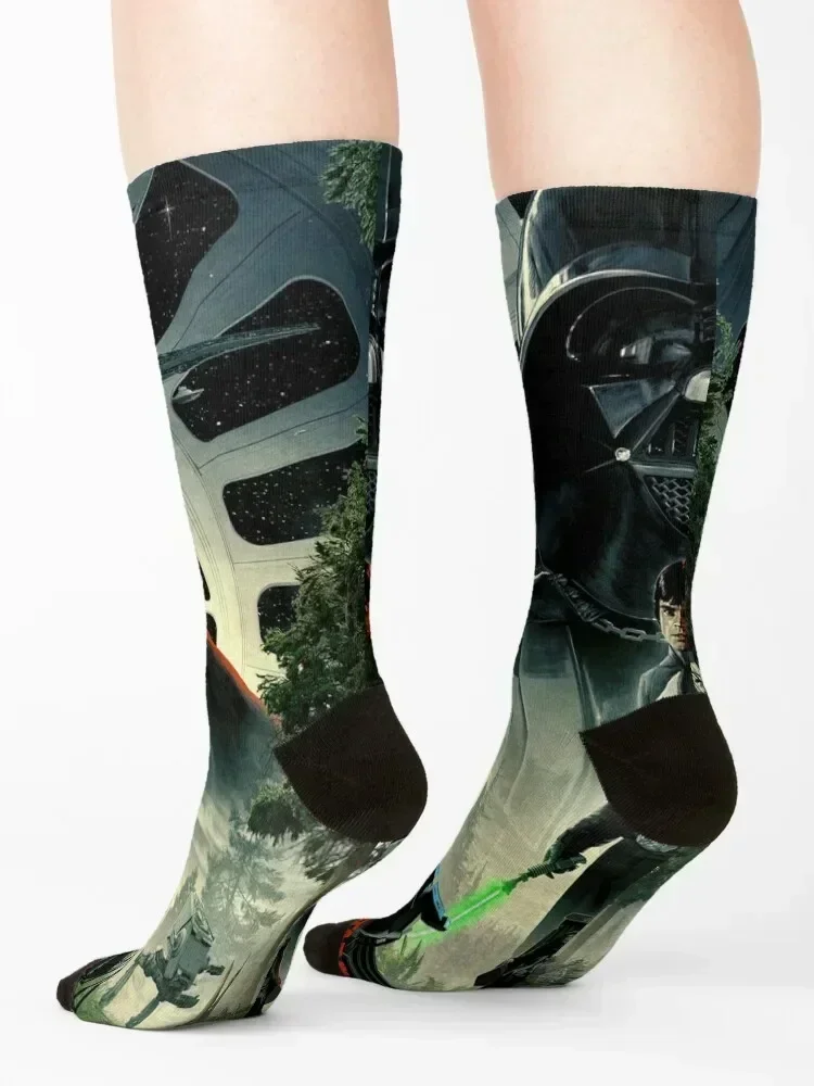T H E D A R T H Socks professional running sport hiking new year Socks Woman Men's
