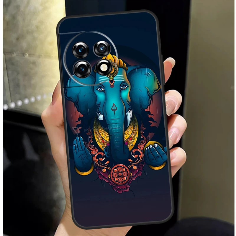 Ganesh Elephant God Case For Oneplus 10T 11 8T 9R 9RT 10R 8 9 10 Pro Nord 3 2 2T N10 N20 N30 CE 2 Lite Cover