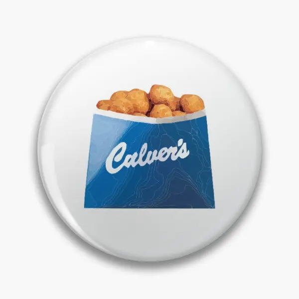 Culvers Cheese Curds  Soft Button Pin Cartoon Gift Brooch Cute Hat Women Lover Metal Badge Collar Lapel Pin Jewelry Clothes