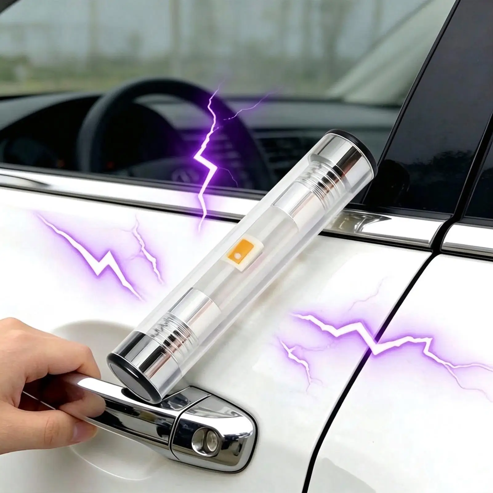 Car Body Static Remover Stick Winter Anti Static Discharge Tool Static Electricity Eliminator for Cars SUVs Pickups, Daily Commu