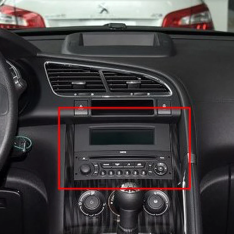 Multi-function For Citroen C4 C5 RD3 Peugeot 207 Car Radio C-Screen Shell Case Fixed Frame CD Player Screen Replacement Housing