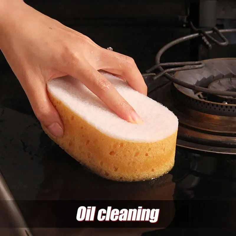 

Dishwashing Sponge Honeycomb Scrubber Cloth Household Large Home Cleaning Supplies Kitchen Sponge Block For Auto Truck