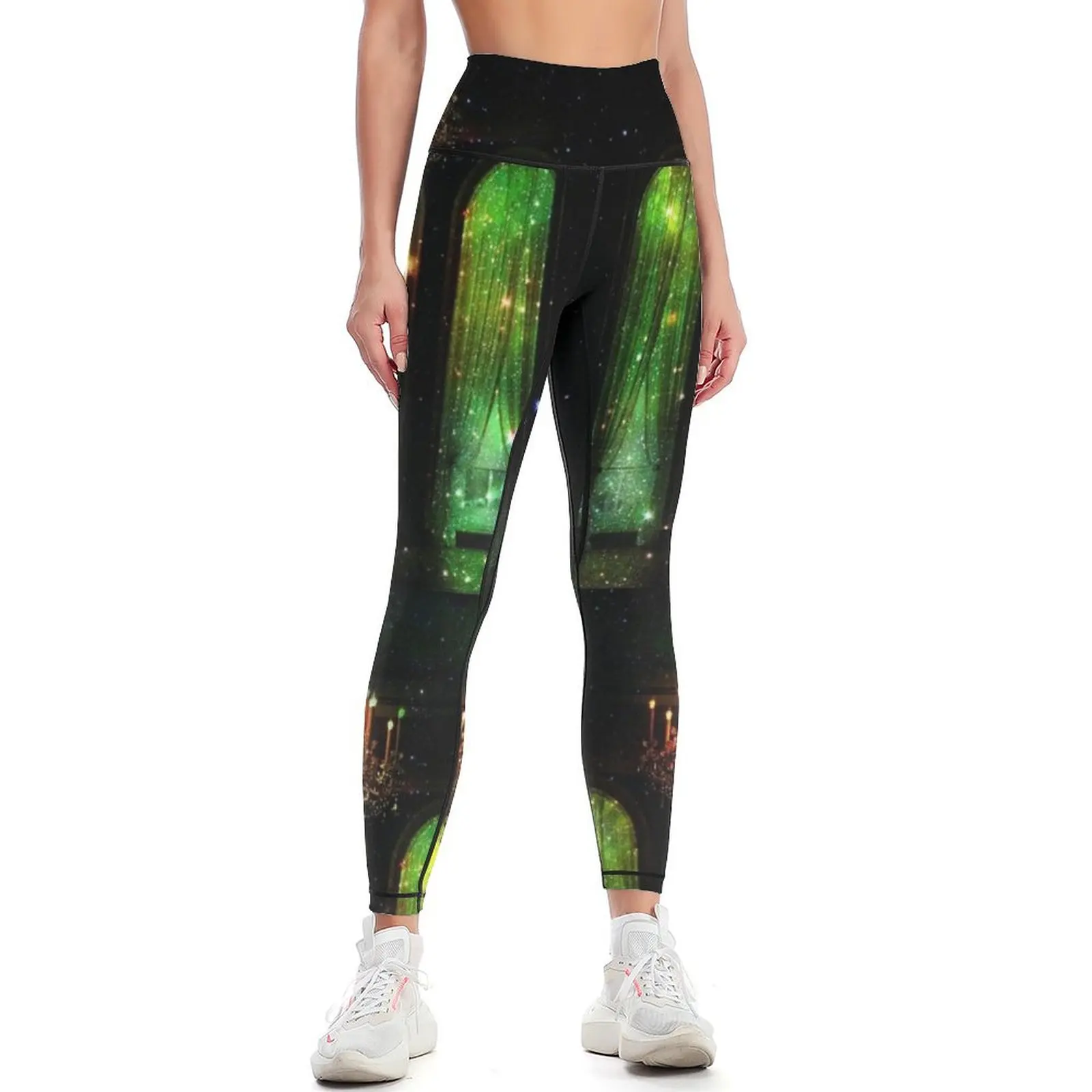 

Starry Night Leggings Sports pants for flared Women sportwear Golf wear Womens Leggings