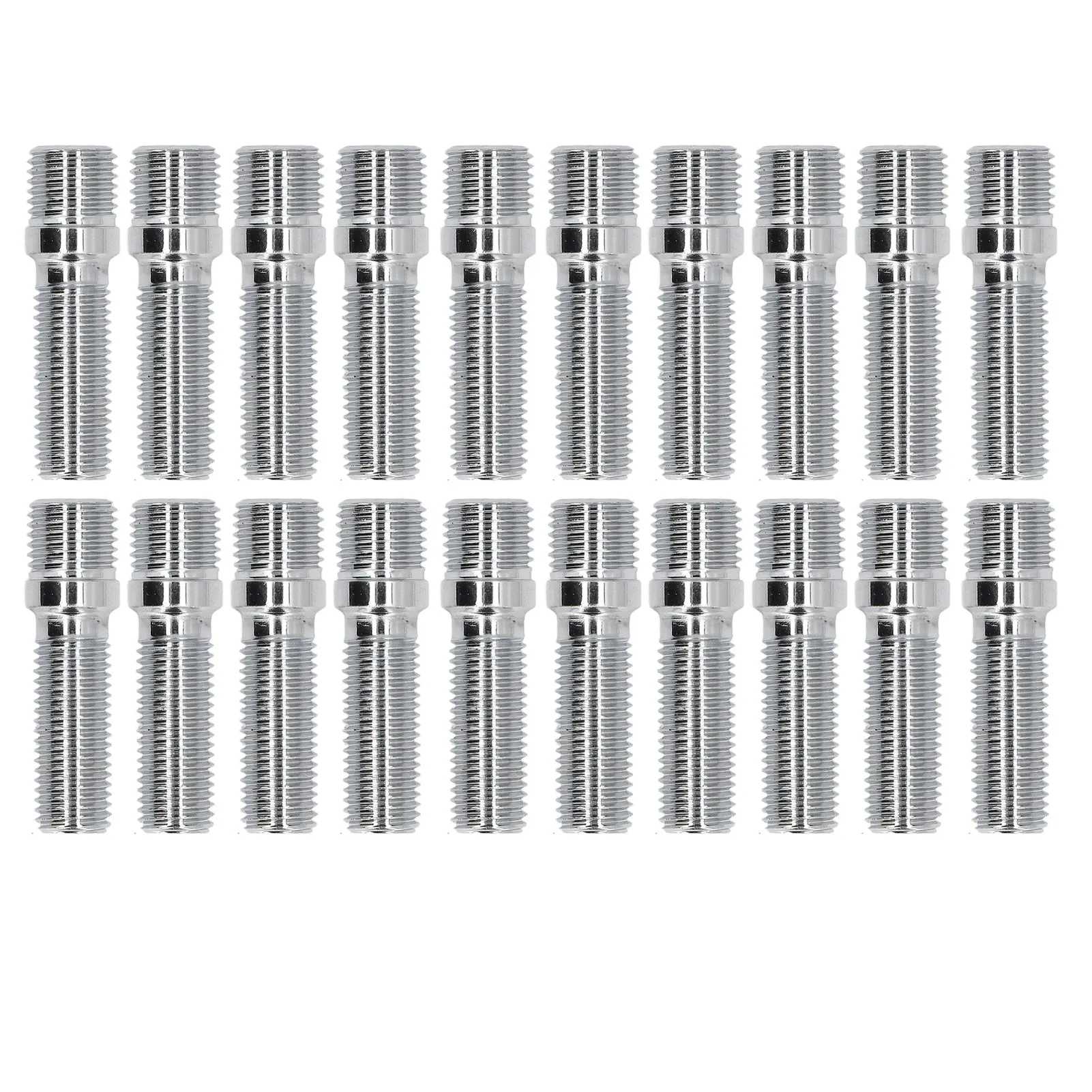 20Pcs Wheel Stud Conversion Screw Adapter 32mm Shank for TT A3 S3 A4 S4 A5 S5 A6 S6 A8 A7 S7 Q5 Q7 SQ5 M14x1.5-M12x1.5