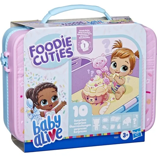 Baby Alive Foodie Cuties Surprise Bag Desserts Series 1 Explore the exciting world of Foodie Cuties with 10 fun surprises in.