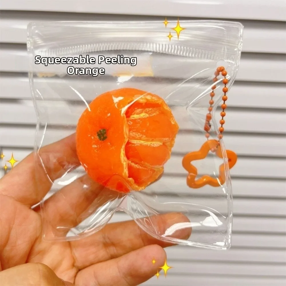 

Super Soft Mud Stress Relief Toy Scented Slowly Rebounds Fidget Sensory Toy Yellow Tangerines Pinch Keychain