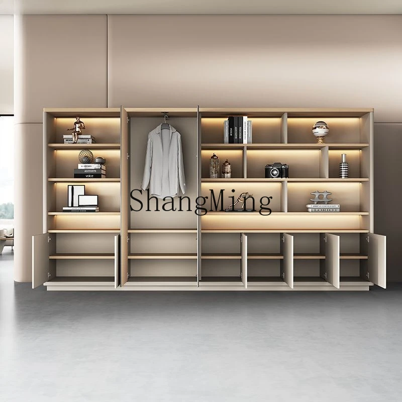 

SM File Cabinet Minimalist Modern File Cabinet Office Wooden Locker