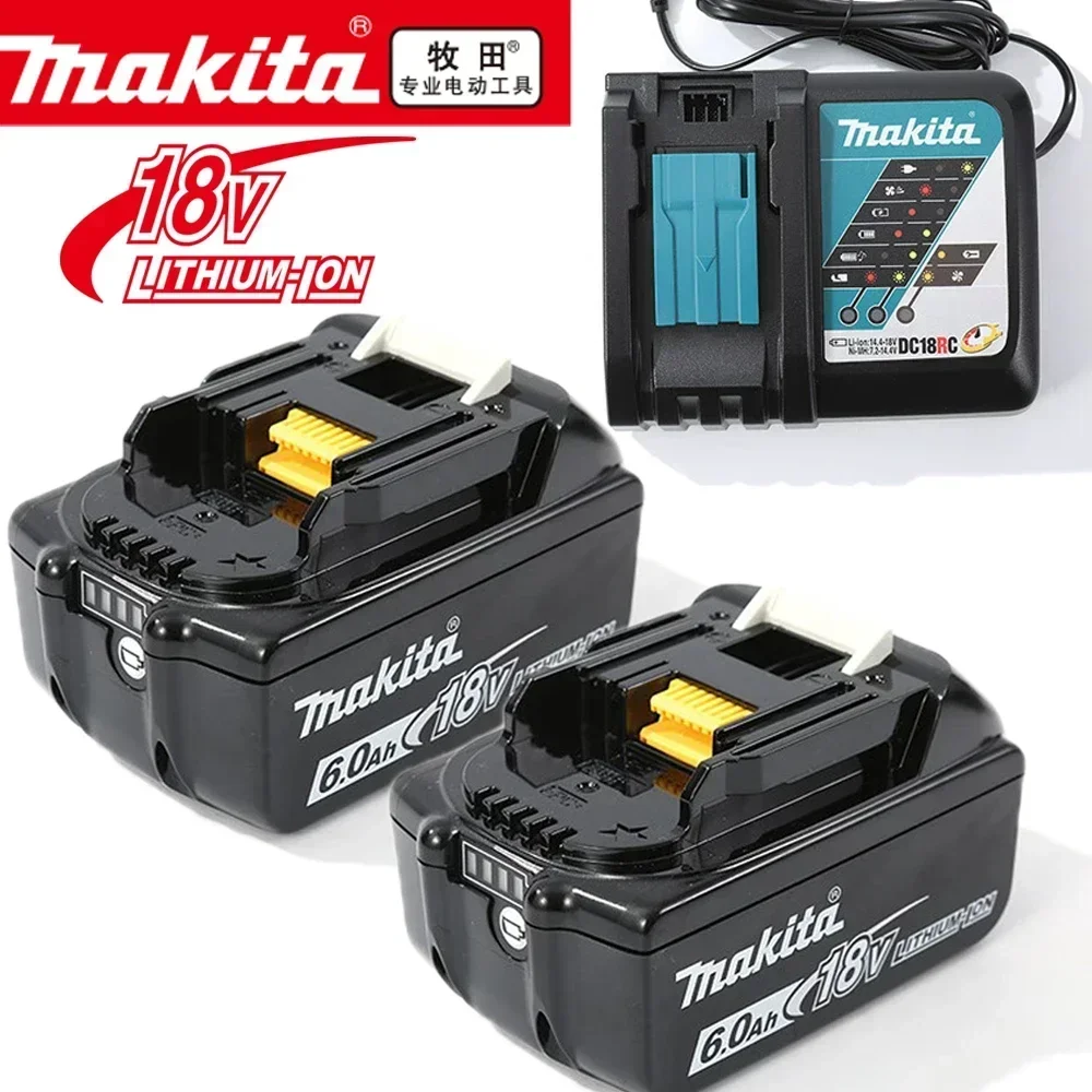 

Original Makita 6Ah/5Ah/3Ah for Makita 18V Battery BL1830B BL1850B BL1850 BL1840 BL1860 BL1815 Replacement Lithium Battery