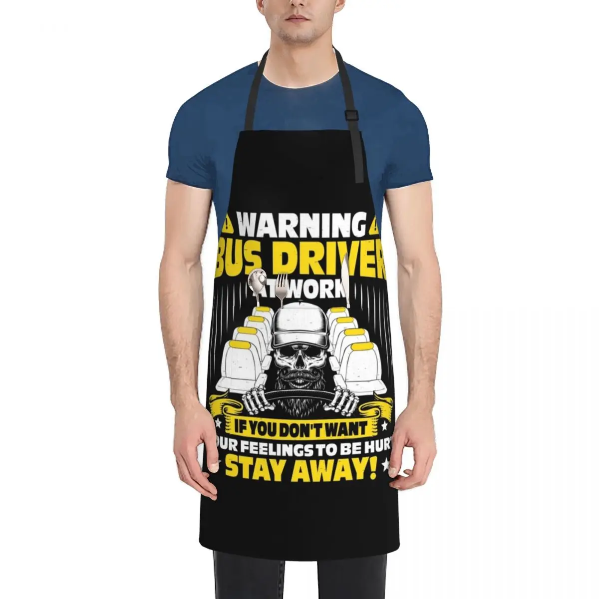 

Bus Driver Busman Schoolbus School Bus Gift Idea Apron Kitchen Household Items waiter christmas kitchen Apron