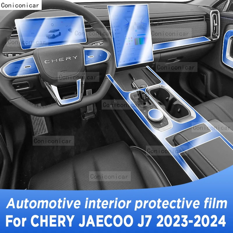 

For CHERY JAECOO J7 2023 2024 Gearbox Panel Navigation Screen Automotive Interior Protective Film Anti-Scratch Sticker