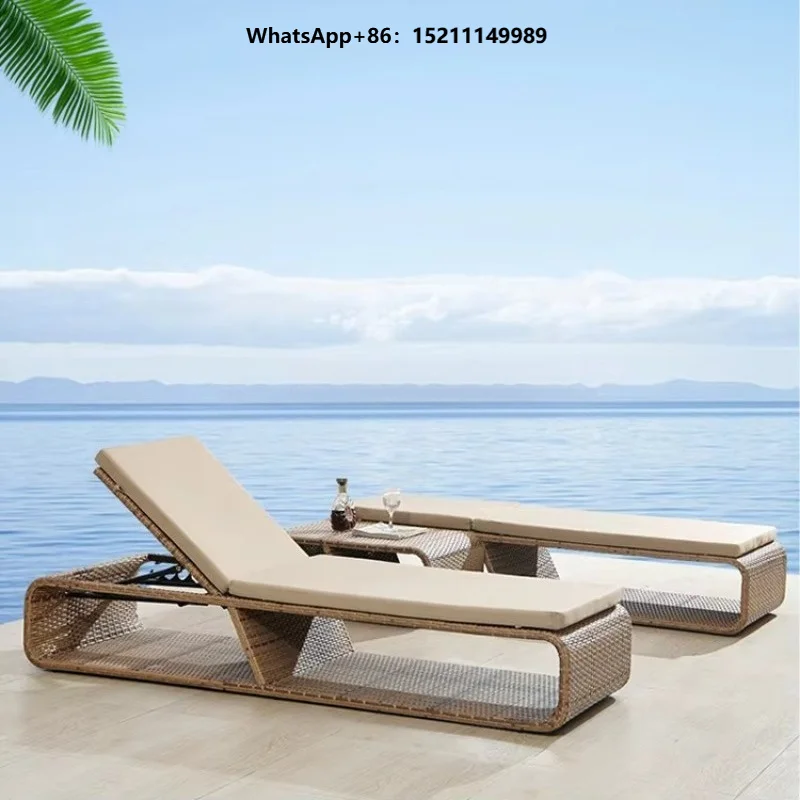 Adjustable Lounger  Multifunctional Sunbath Lounger Waterproof