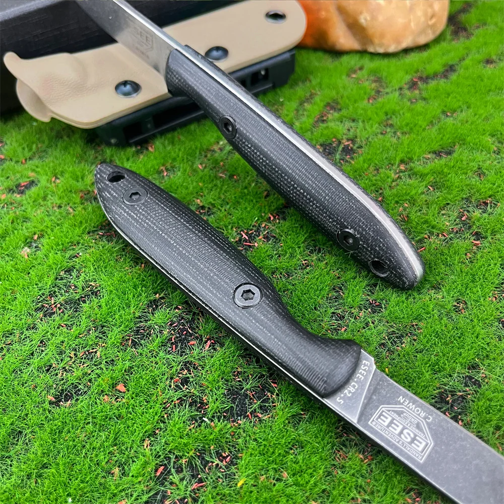 NEW Hight-quality Outdoor Camping Straight Knife with K Sheath Portable Multi-purpose Adventure Fishing Cutting EDC Knife - view 2