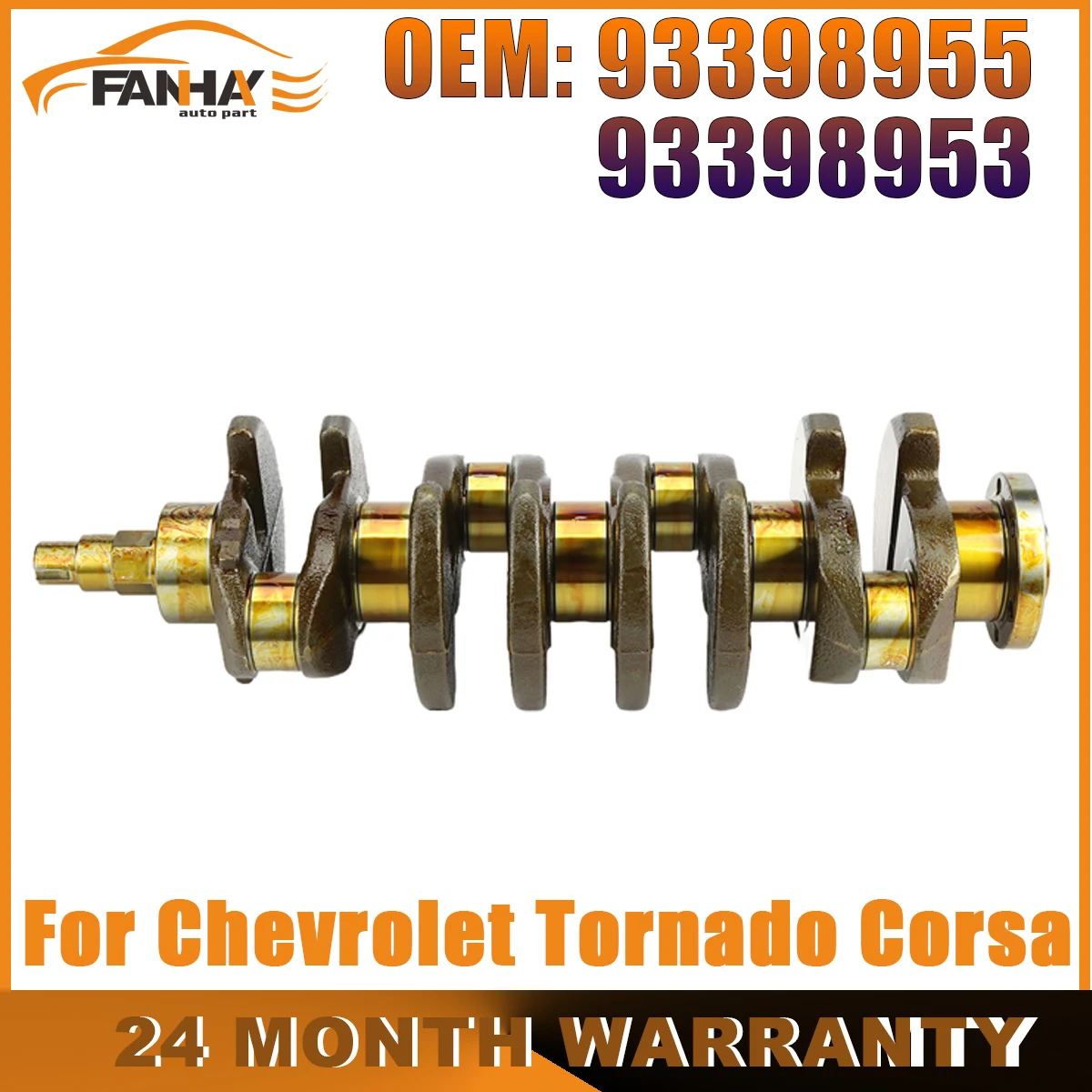 Virabrequim do carro 93398955 93398953 93320032   Para Chevrolet Tornado Corsa 1.8 2003 2004 2005 2006 2007 2008 2009 2010 2011 2012 2013