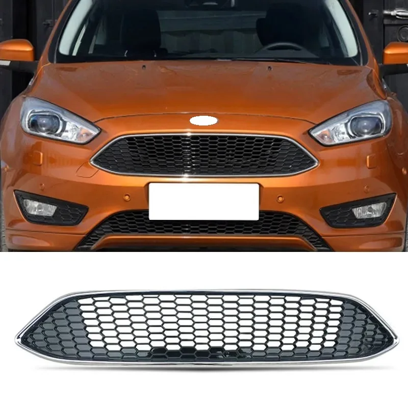 Car Mesh Grill Front Bumper Grille For  Ford Focus Upgrade CTCC honeycomb grill 2015 2016 2017 2018