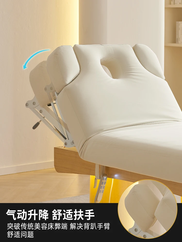 سرير تجميل كهربائي، سرير تدليك رفع، سرير تدليك، سرير خاص لغسل الرموش من اللاتكس لصالونات التجميل #2